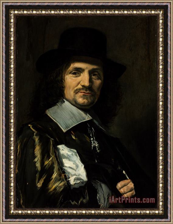 Frans Hals Portrait of Painter Jan Asselyn ( ) Framed Print