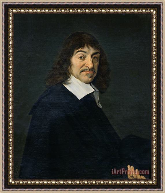 Frans Hals Portrait of Rene Descartes Framed Painting