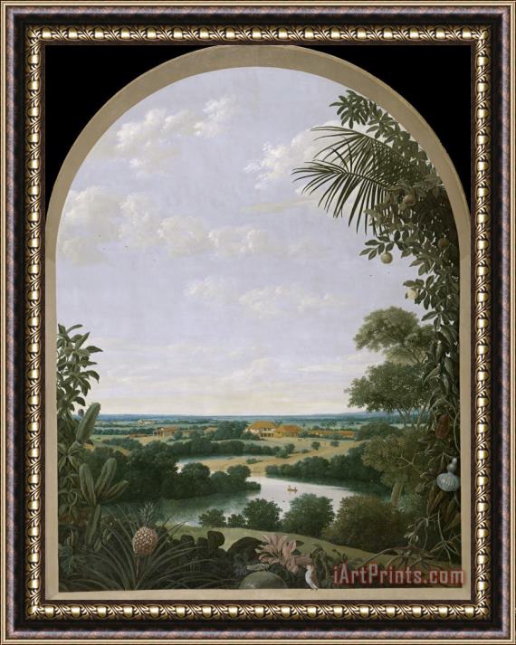 Frans Jansz Post Landscape in Brazil Framed Print