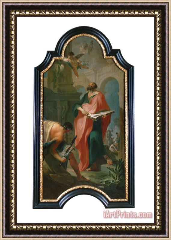 Franz Anton Maulbertsch St. Paul The Apostle Framed Painting