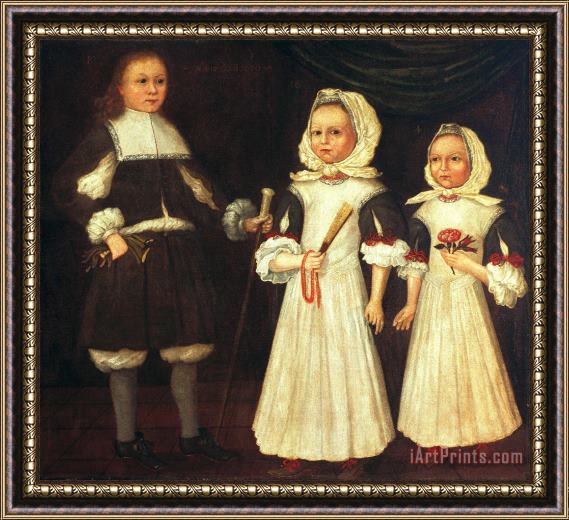 Freake-gibbs Painter David, Joanna And Abigail Mason Framed Print
