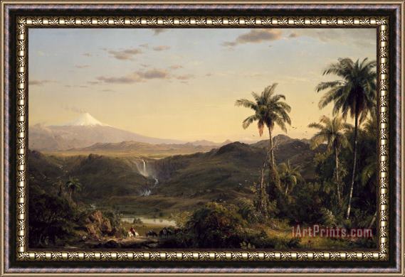 Frederic Edwin Church Cotopaxi 2 Framed Painting