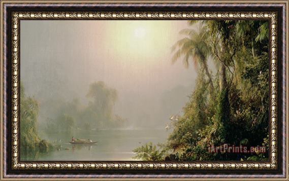 Frederic Edwin Church Morning In The Tropics Framed Print