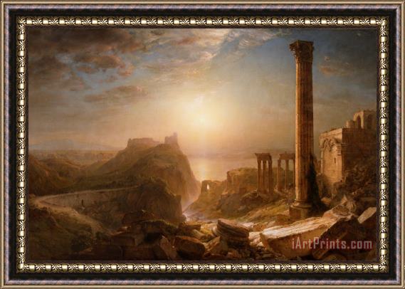 Frederic Edwin Church Syria by the Sea Framed Painting