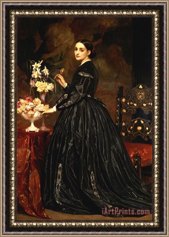Frederic Leighton Mrs. James Guthrie Framed Painting