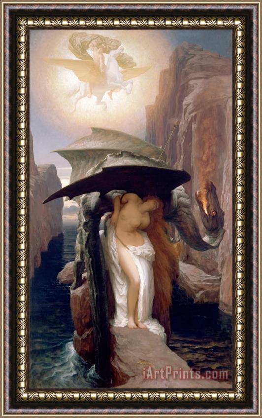 Frederic Leighton Perseus And Andromeda 2 Framed Painting