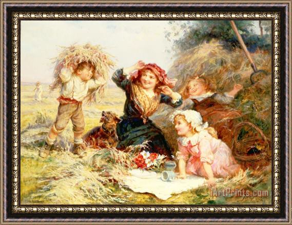 Frederick Morgan The Haymakers Framed Print
