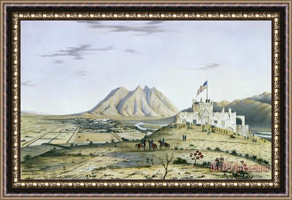 Frederick Swinton Monterey, From Independence Hill, in The Rear of The Bishop's Palace. As It Appeared on 23rd Septemb... Framed Print