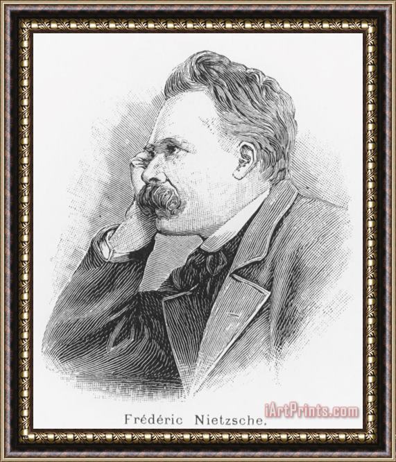 French School Friedrich Wilhelm Nietzsche Framed Print