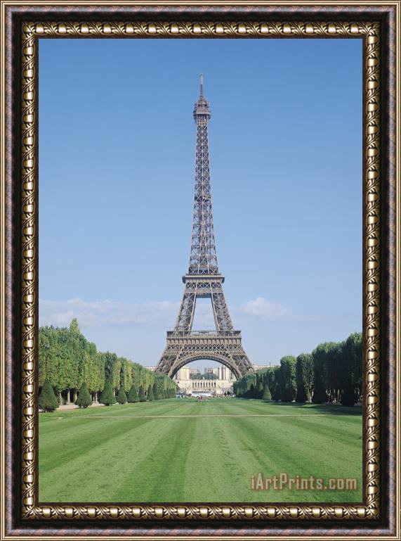French School The Eiffel Tower Framed Painting