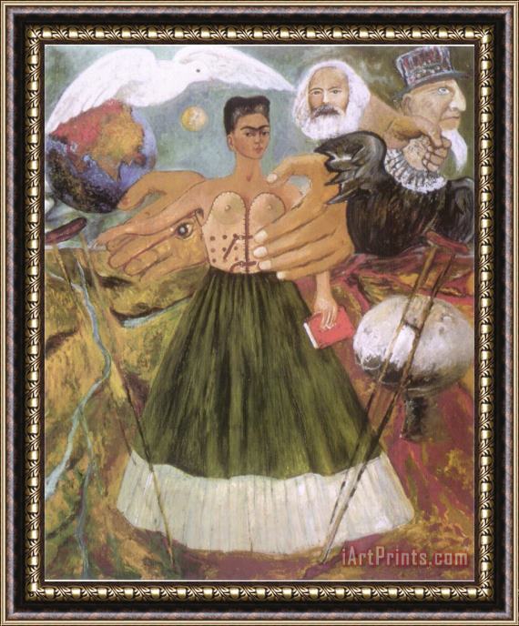 Frida Kahlo Marxism Will Give Health to The Sick 1954 Framed Painting