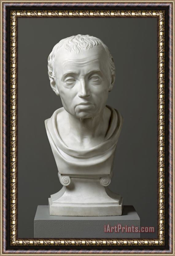 Friedrich Hagemann Portrait Of Emmanuel Kant Framed Painting