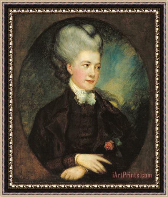 Gainsborough, Thomas Lady Georgiana Poyntz, Countess Spencer Framed Print