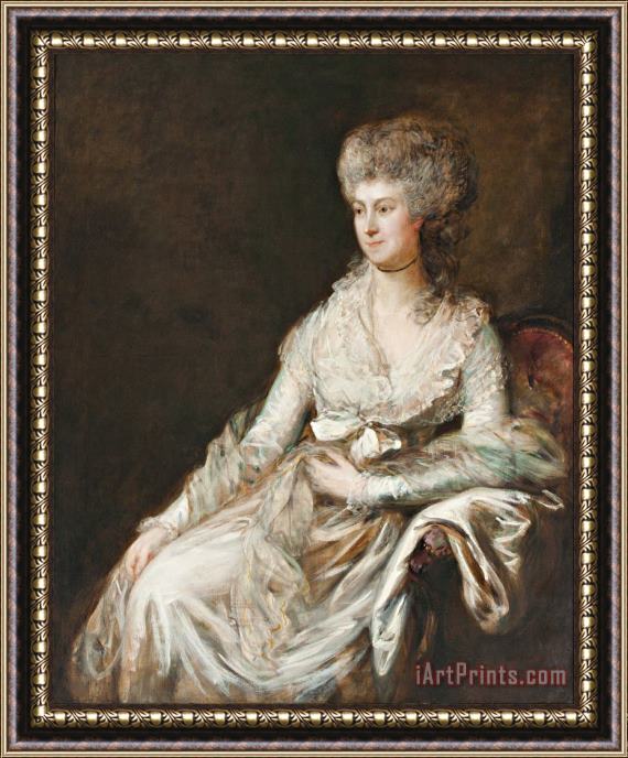 Gainsborough, Thomas Madame Lebrun Framed Print