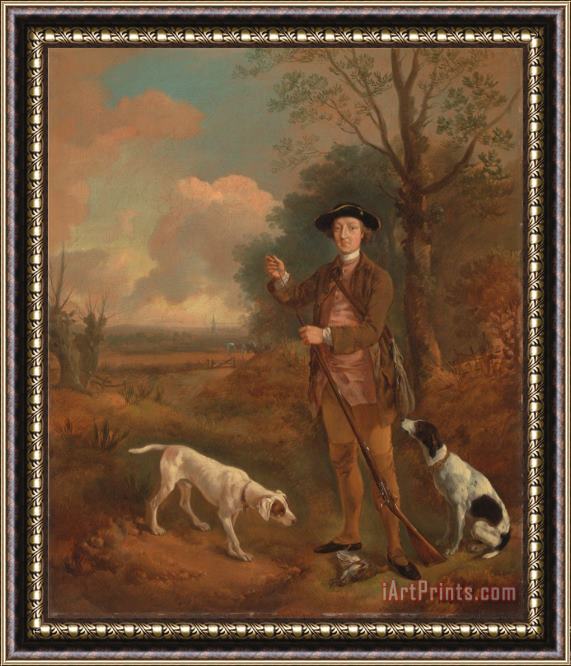 Gainsborough, Thomas Major John Dade, of Tannington, Suffolk Framed Print