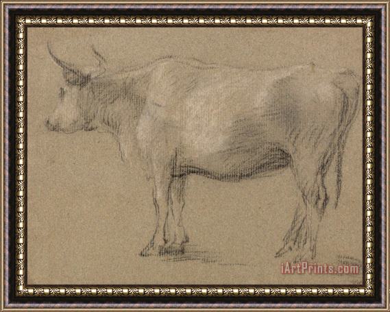 Gainsborough, Thomas Study of a Cow Framed Painting