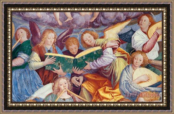 Gaudenzio Ferrari The Concert Of Angels Framed Print