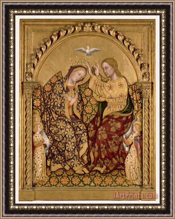 Gentile da Fabriano Coronation of The Virgin Framed Painting