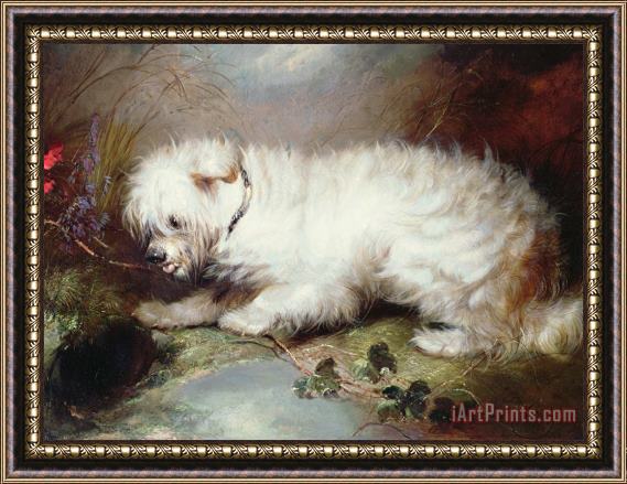 George Armfield On the Watch Framed Painting