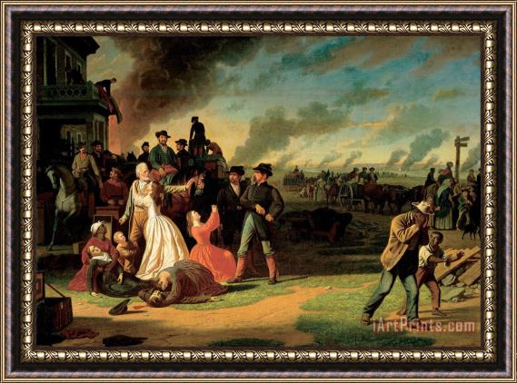George Caleb Bingham Order No. 11 Framed Painting