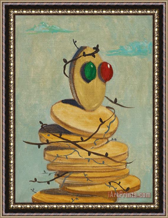 George Condo Bugged Out, 1984 Framed Print