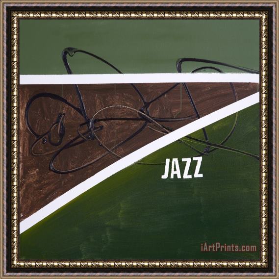 George Condo Jazz Angles Framed Print