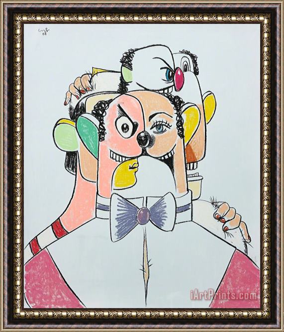George Condo The Colorful Tailor, 2008 Framed Print