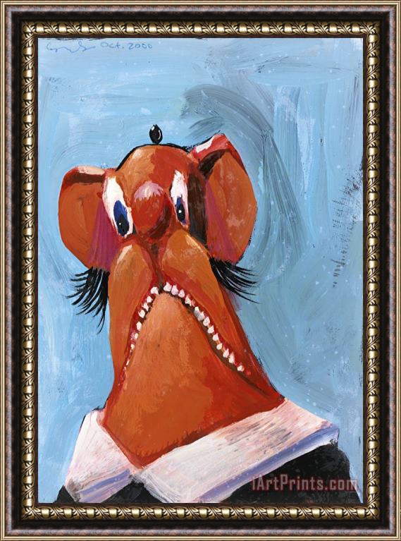 George Condo Untitled, 2000 Framed Painting
