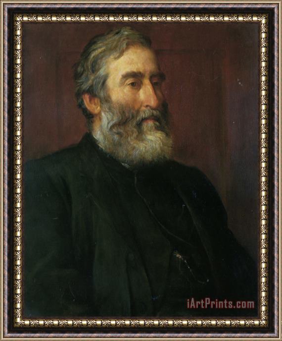 George Frederick Watts Portrait of The Reverend Harry Jones Framed Print