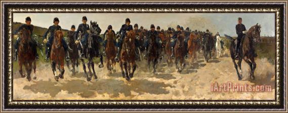 George Hendrik Breitner Cavalry Framed Painting