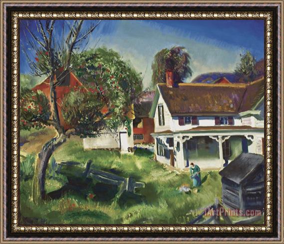 George Wesley Bellows Jim Twadell's Place Framed Painting