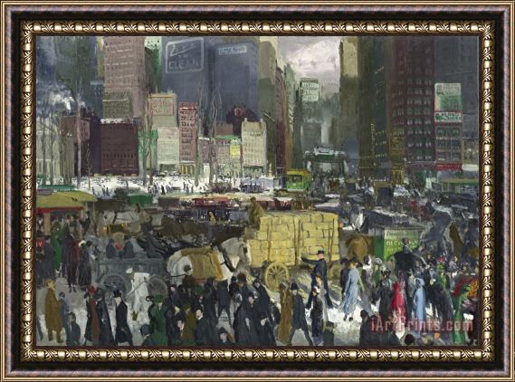 George Wesley Bellows New York Framed Painting