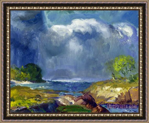 George Wesley Bellows The Coming Storm Framed Print