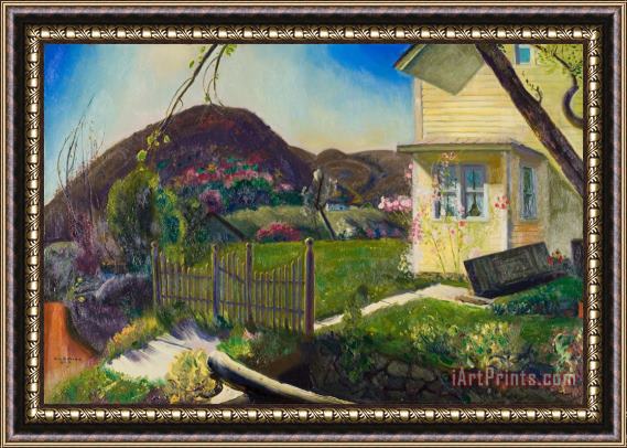 George Wesley Bellows The Picket Fence Framed Painting