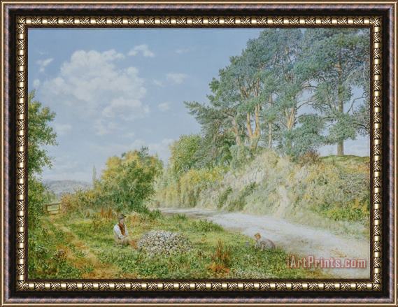 George William Mote The Stonebreaker Framed Painting