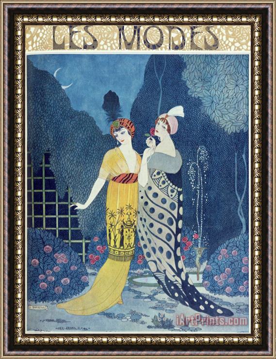 Georges Barbier Les Modes Framed Painting