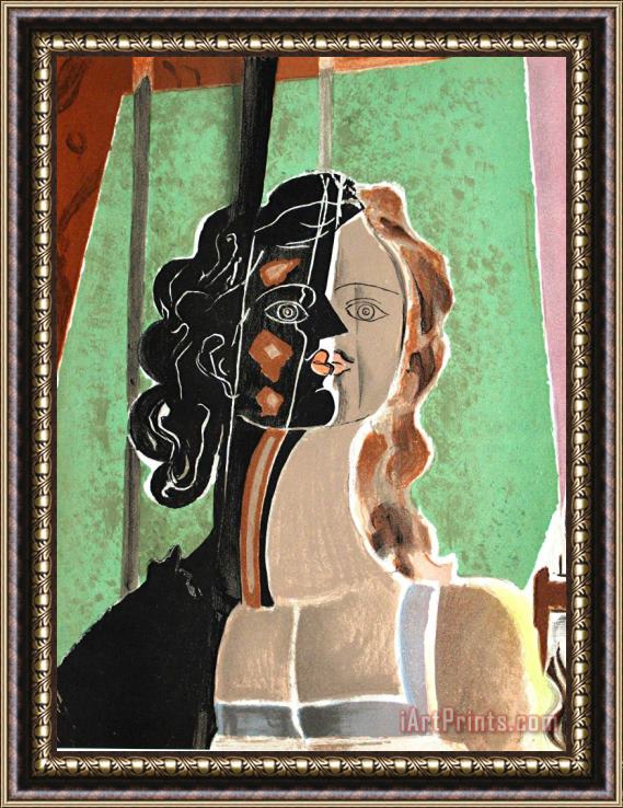 Georges Braque Figure, 1939 Framed Painting