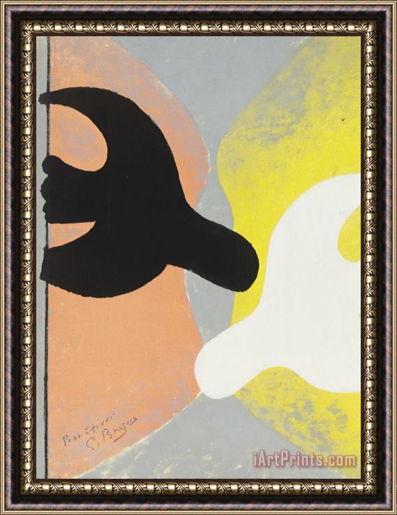 Georges Braque Resurrection De L'oiseau, 1958 Framed Print