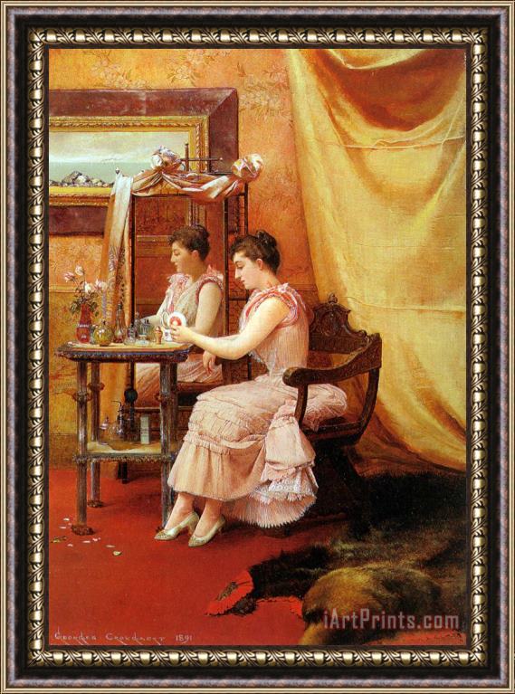 Georges Croegaert La Toilette Framed Painting