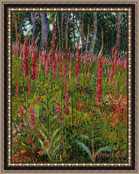 Georges Lacombe Foxgloves Framed Print