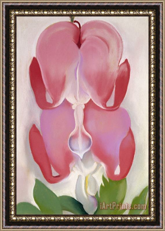 Georgia O'keeffe Bleeding Heart, 1932 Framed Painting