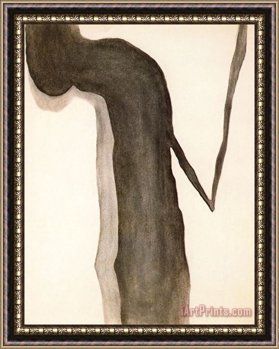 Georgia O'keeffe Drawing V Framed Painting