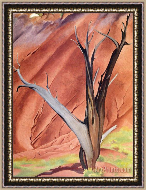 Georgia O'keeffe Gerald's Tree Framed Painting