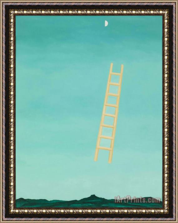 Georgia O'keeffe Ladder to The Moon Framed Painting