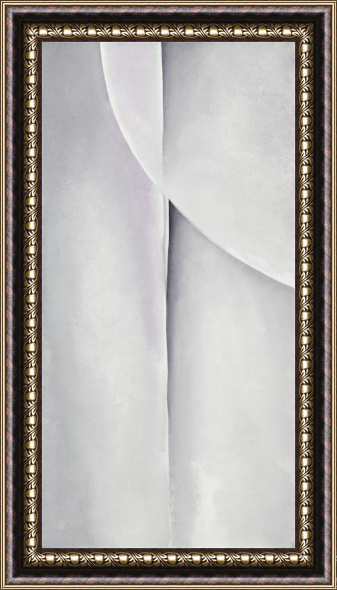Georgia O'Keeffe Line And Curve Framed Painting