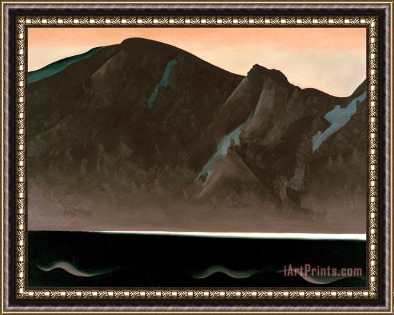 Georgia O'keeffe Mountain at Bear Lake Taos, 1930 Framed Painting