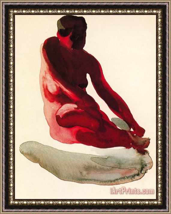 Georgia O'keeffe Nude Series Framed Print