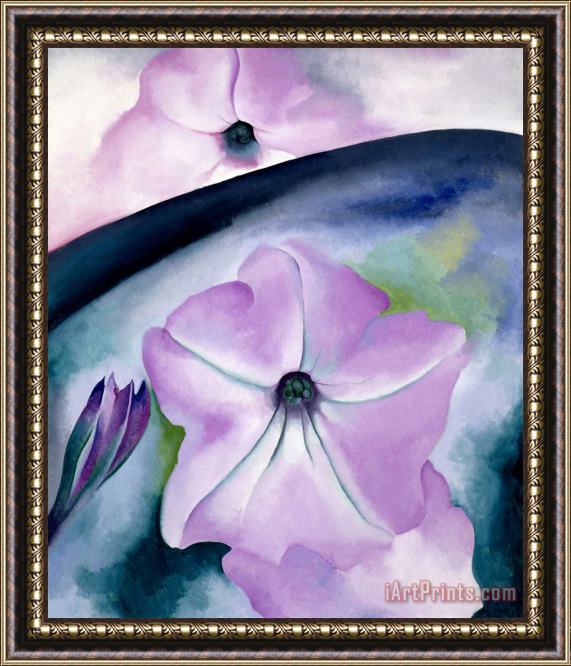 Georgia O'keeffe Petunia II Framed Painting