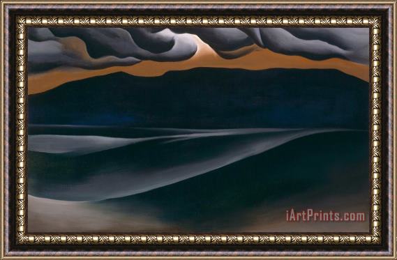 Georgia O'Keeffe Storm Cloud, Lake George Framed Painting
