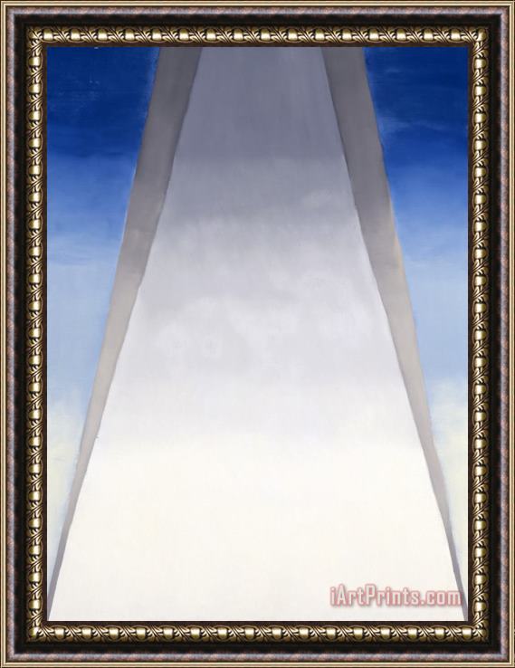 Georgia O'keeffe Untitled (from a Day with Juan Iii), 1976 1977 Framed Painting